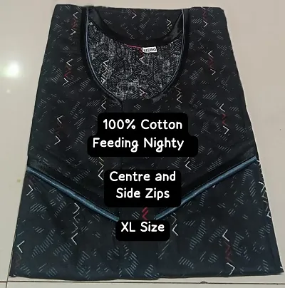 Hot Selling Cotton Nighty Women's Nightwear 