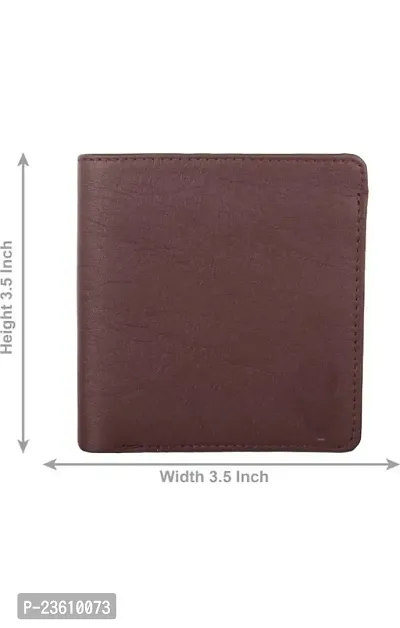 Wood bazar Stylish Men s Leather Wallet | Leather Wallet for Men | Men s Wallet | ATM Card Holder (Brown)-thumb5