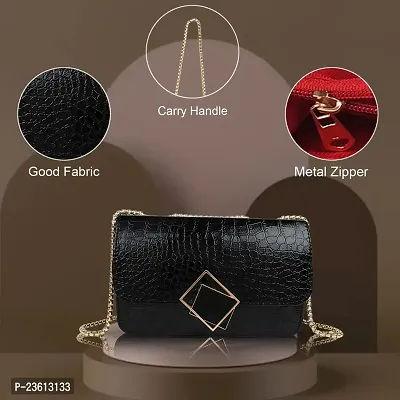 Wood bazar Women's Casual Crossbody Sling Bag | Ladies Purse Handbag | Detachable Sling Strap | (3)-thumb2