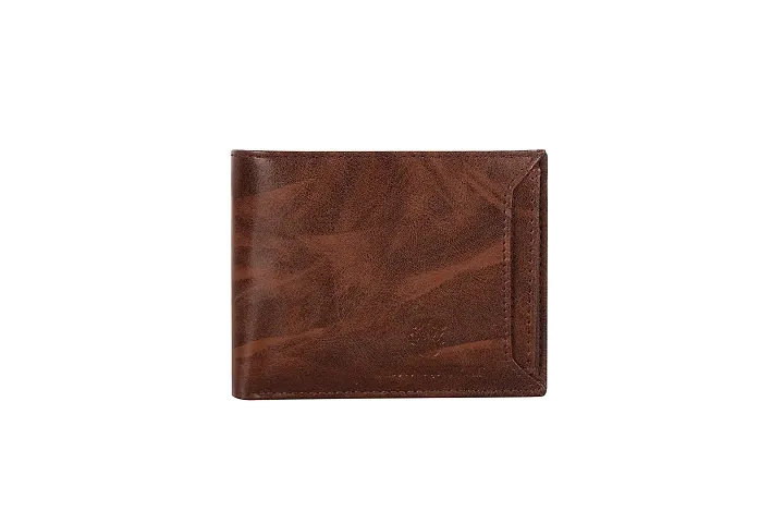 Classy Faux Leather Textured Two Fold Wallet