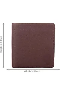 Wood bazar Stylish Mens Leather Wallet | Leather Wallet for Men | Men's Wallet (Brown)-thumb2