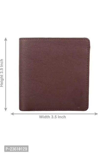 Wood bazar Stylish Mens Leather Wallet | Leather Wallet for Men | Men's Wallet (Brown)-thumb3