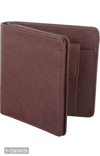 Wood bazar Stylish Mens Leather Wallet | Leather Wallet for Men | Men's Wallet (Brown)