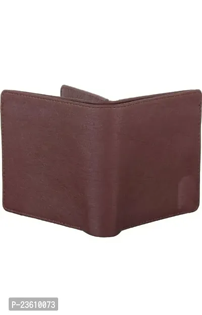 Wood bazar Stylish Men s Leather Wallet | Leather Wallet for Men | Men s Wallet | ATM Card Holder (Brown)-thumb0