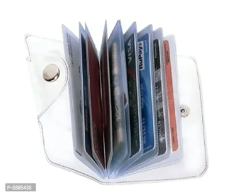 Stylish PU Solid Card Holder for Mens-thumb4