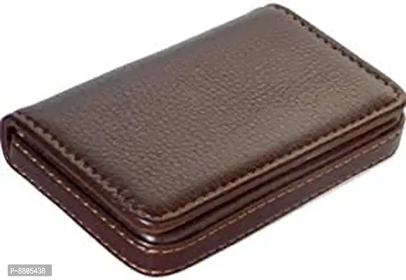 Stylish Artificial Leather Solid Card Holder for Mens-thumb0