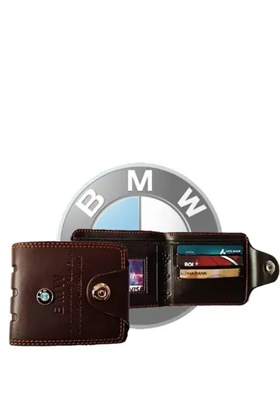 Stylish Mens Leather Wallet | Leather Wallet for Men | Mens Wallet Men Wallet Minimalist Slim Vegan Leather Vertical Credit Card Wallet with 6 Card Slots | 2 Hidden Card Slots | Hidden Coin Pocket |