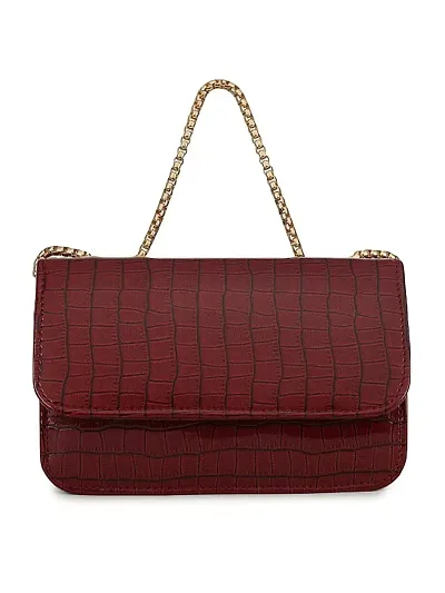 New Stylish Womens Casual Crossbody Sling Bag | Ladies Purse Handbag | Detachable Sling Strap