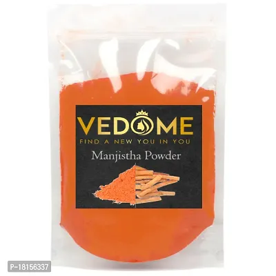 Vedome Pure Natural Manjistha Powder for Skin Complexion And Reduce Dark Spots Manjistha / Mancista / Aromatic madder/Munjeet Madder wort/Rubia root/ Runas 25G-thumb0
