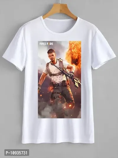 Classic Polyester Printed Tshirt for Men
