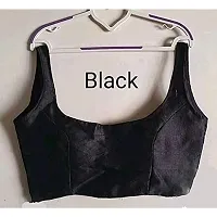 PRE SMART Women's Phantom Silk Blouse | Choli (Black4 - Free Size)-thumb2