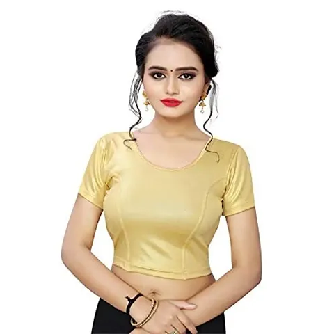 PRE SMART Women's Blouse (PS-60VA_Multi Color_Free Size) (Gold2)