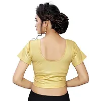 PRE SMART Women's Cotton Blouse (PS-60VA_Multi Color_Free Size) (Gold2)-thumb1