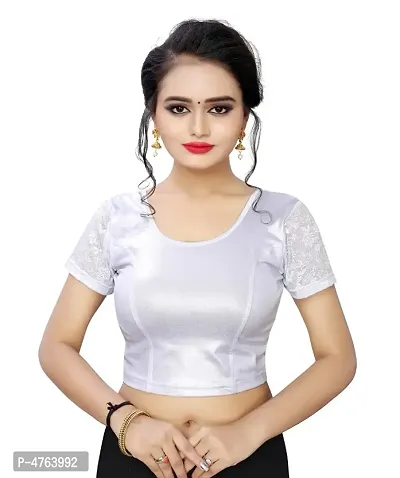 Silver Stretchable Blouse