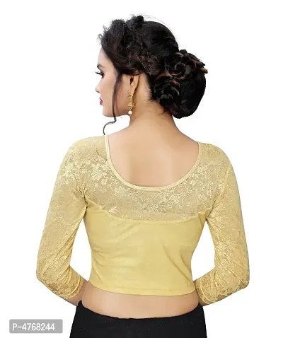 Women's Readymade Stretchable Saree Blouse ( Free Size - 30-thumb2