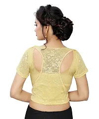 Designer Women's Shimmer Stretchable Saree Blouse ( Free size - 30-thumb1