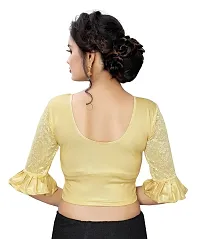 Shimmer Spandex Women's Readymade Stretchable blouse ( Free Size - 30-thumb2