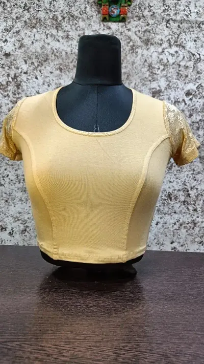 New In Cotton Lycra Stitched Blouses 