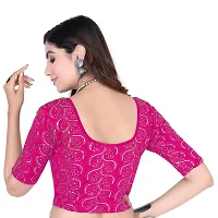 Readymade Sequence Round Neck Stretchable Blouse-thumb3