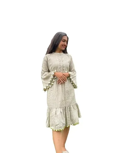 Stylish Cotton Printed Anarkali Kurti