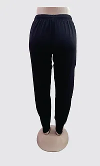 TRENDY POLYESTER BLACK TRACK PANT WITH ZIPPER POCKET-thumb1