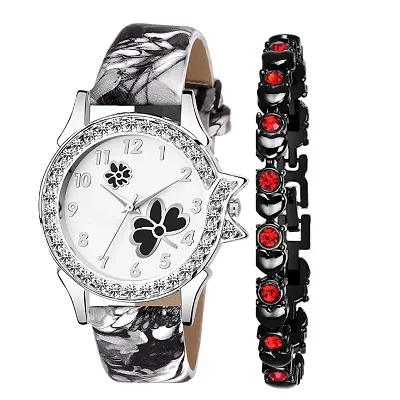 Beautiful Analog Watches for Women with Bracelet Combo