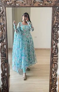 All Beautiful Rayon printed Gown-thumb1