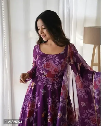 All Beautiful Rayon printed Gown-thumb2