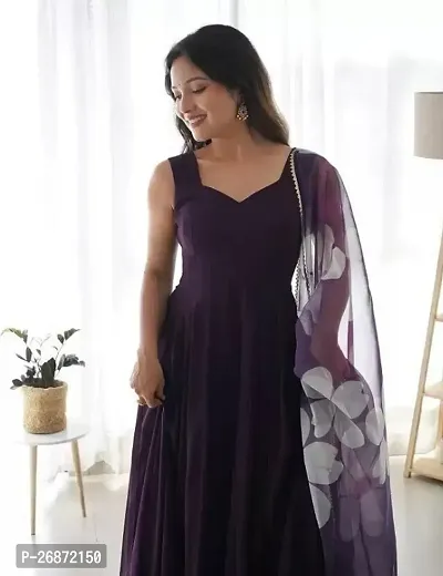 All Beautiful Rayon printed Gown-thumb3