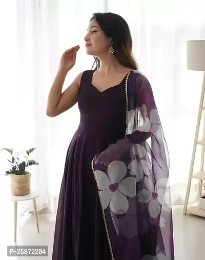 All Beautiful Rayon printed Gown-thumb2