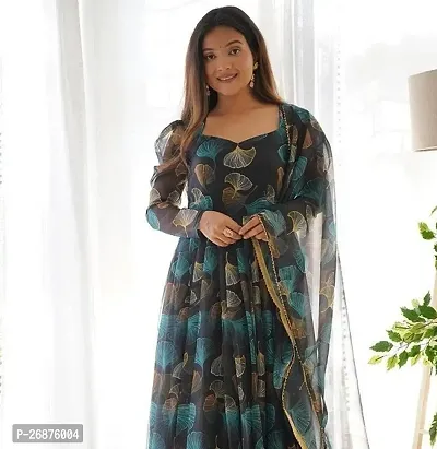 All Beautiful Rayon printed Gown-thumb0