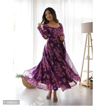 All Beautiful Rayon printed Gown-thumb3