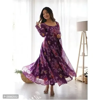 All Beautiful Rayon printed Gown-thumb0