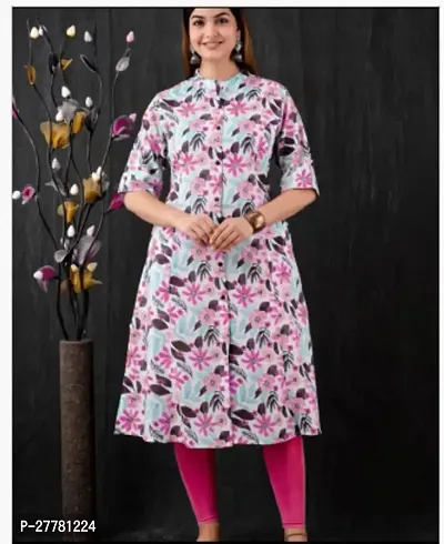 Exclusive Designer Pure Viscos Cotton Kurti for Women's-thumb0