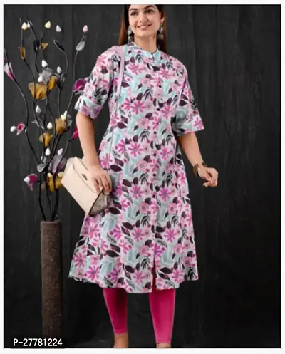 Exclusive Designer Pure Viscos Cotton Kurti for Women's-thumb2