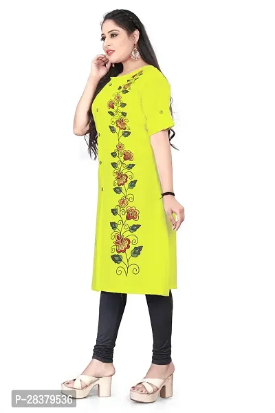 Classic Cotton Blend Printed Kurti for Women-thumb4