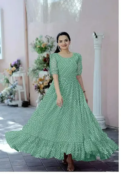 Attractive Georgette Gowns  For Women