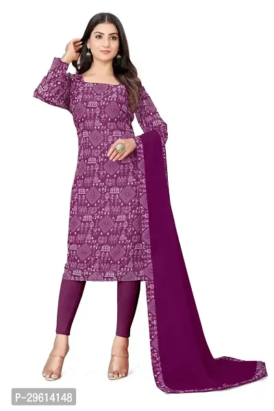 Stylish Cotton Blend Kurti with Dupatta for Women-thumb0