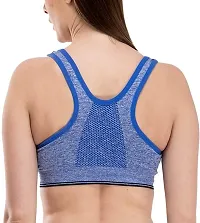 Fancy Blue Nylon  Lightly Padded Bra For Women-thumb1