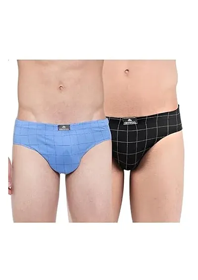 Stylish Solid Briefs For Men Pack Of 2