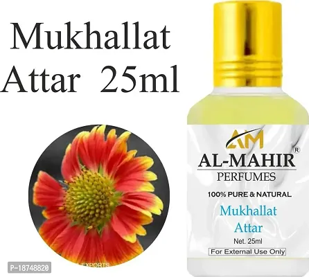 Charming Mukhallat Attar 25Ml For Unisex - Pure Natural (Non-Alcoholic) Floral Attar Floral Attar (Woody)-thumb0