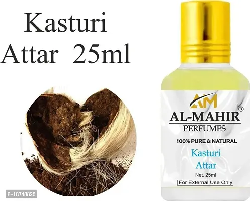 Charming Kasturi Attar 25Ml For Unisex - Pure Natural (Non-Alcoholic) Floral Attar Floral Attar (Floral)-thumb0