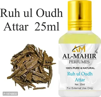 Charming Ruh Ul Oudh Attar 25Ml For Unisex - Pure Natural (Non-Alcoholic) Floral Attar Floral Attar (Oud (Agarwood)