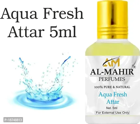 Charming Aqua Fresh Attar 5Ml For Unisex - Pure Natural (Non-Alcoholic) Floral Attar Floral Attar (Floral)