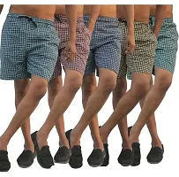 Men's Boxers Cotton Check Shorts for Men (Combo Pack 5)-thumb2