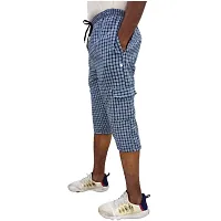 Generic Men's Cotton Blend Casual Shorts capri (Pack of 3) (Capri-3/4-Short-01_Multicolored 1_M)-thumb2