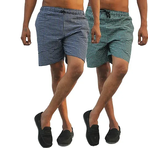 Stitch Men's Stripes Boxer Pant Pack of 2.