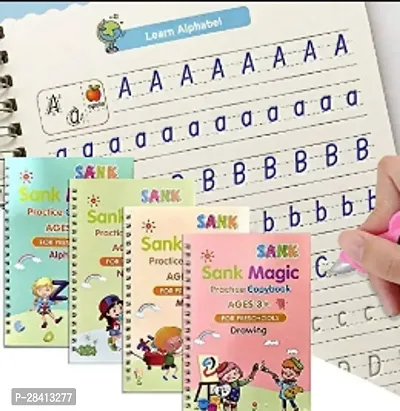 Writing Practice Copybook | Alphabet, Drawing, Math And Number Tracing Book For Kids-thumb0