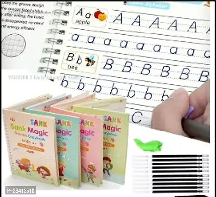 Writing Practice Copybook | Alphabet, Drawing, Math And Number Tracing Book For Kids