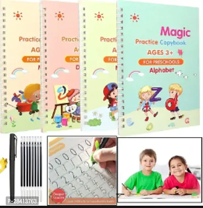 Writing Practice Copybook | Alphabet, Drawing, Math And Number Tracing Book For Kids